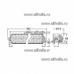 Балка диодная EnduroLED 2 Series 500 мм. ближний свет 9V-36V (навесной монтаж)